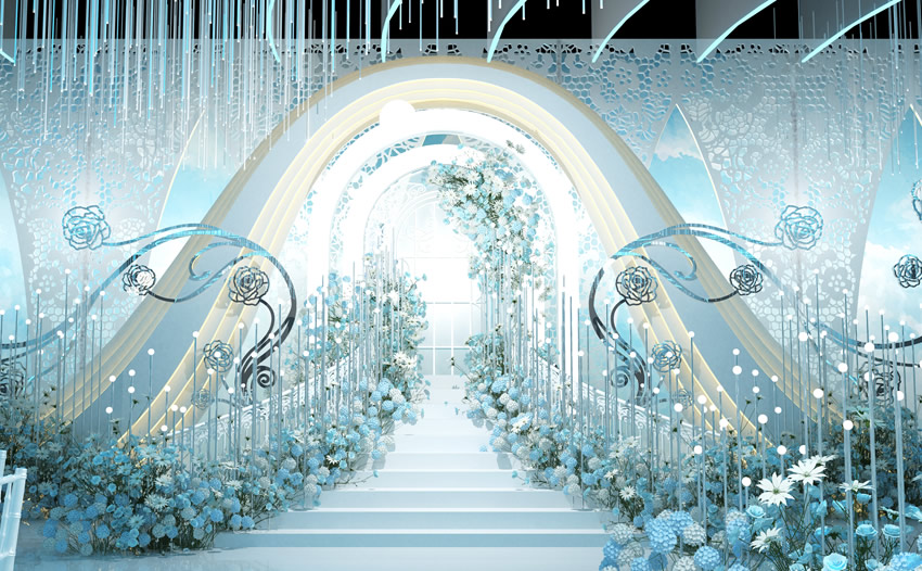 玉树釡香烙馍村水晶厅效果展示